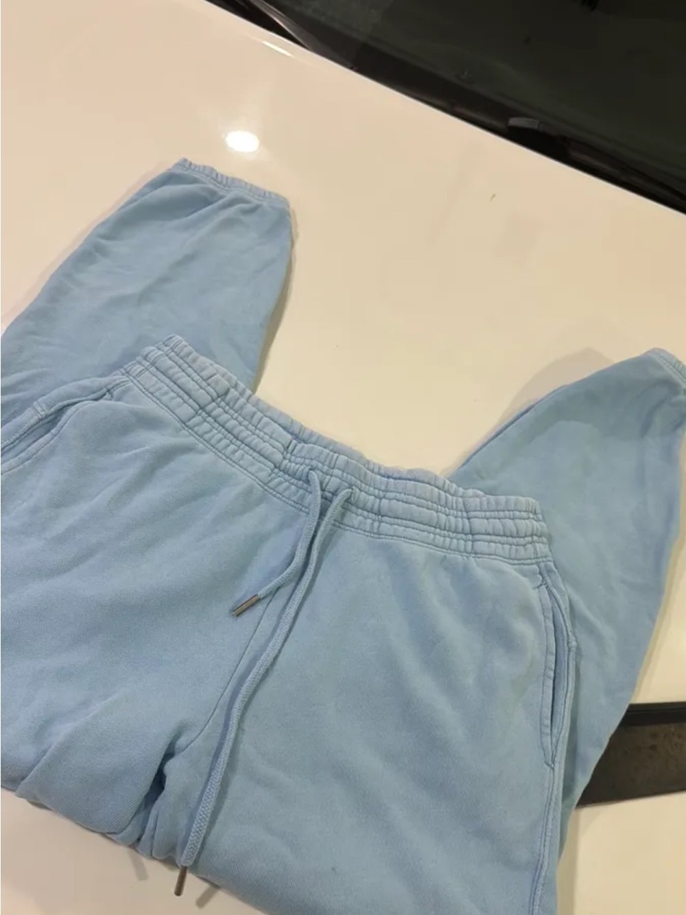 aerie Light Blue Cozy Drawstring Joggers